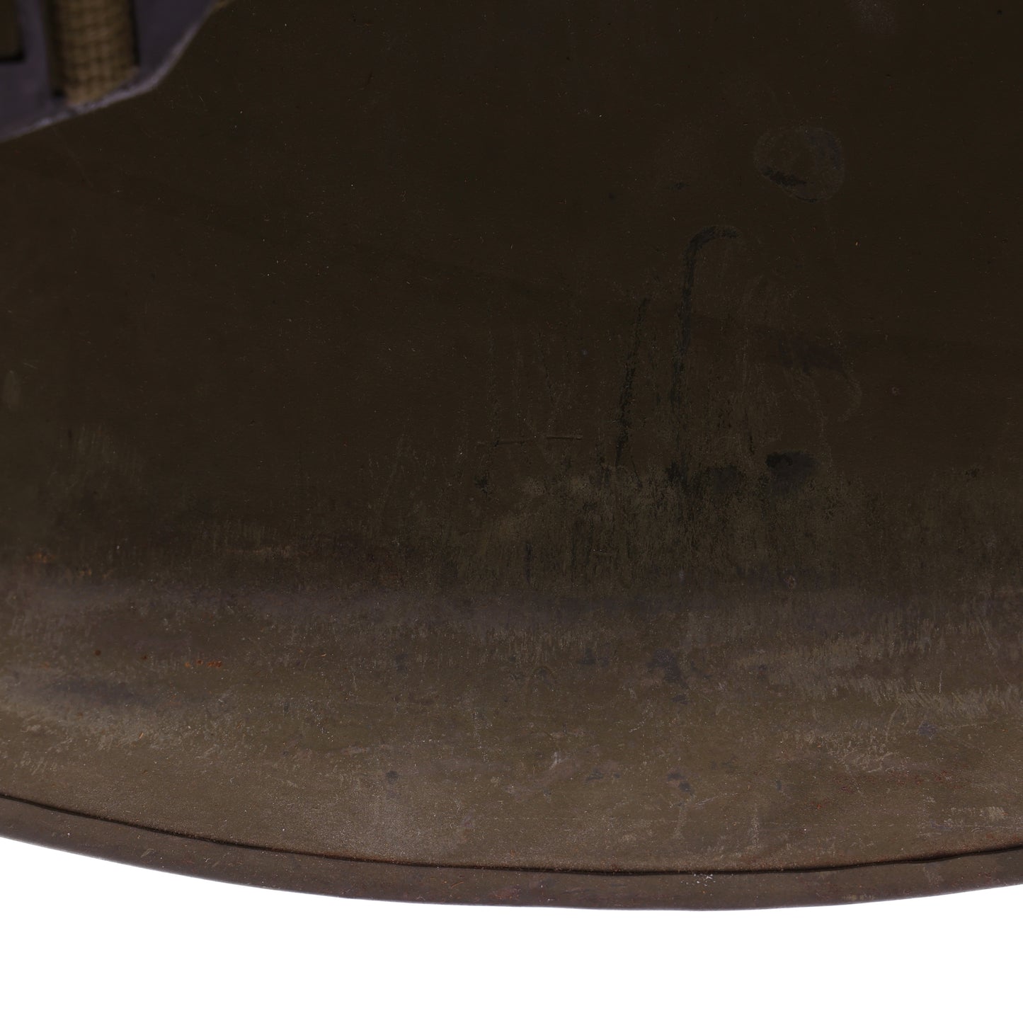 WWII U.S. Schlueter Rear Seam Swivel Loop M-1 Helmet Shell (1944)