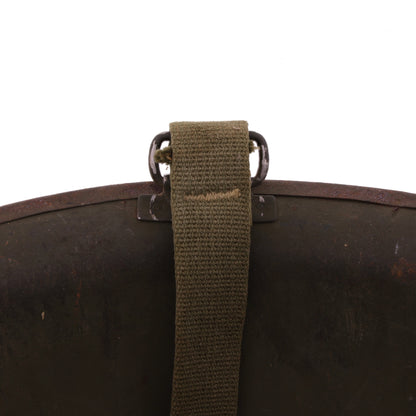 WWII U.S. Schlueter Rear Seam Swivel Loop M-1 Helmet Shell (1945)