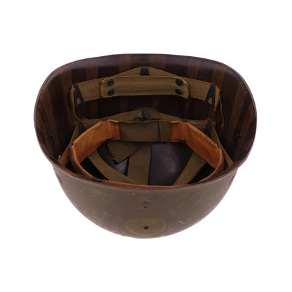 WWII U.S. Seaman Paper Co. M-1 Helmet Liner with Headband & Neckband (1944-45)