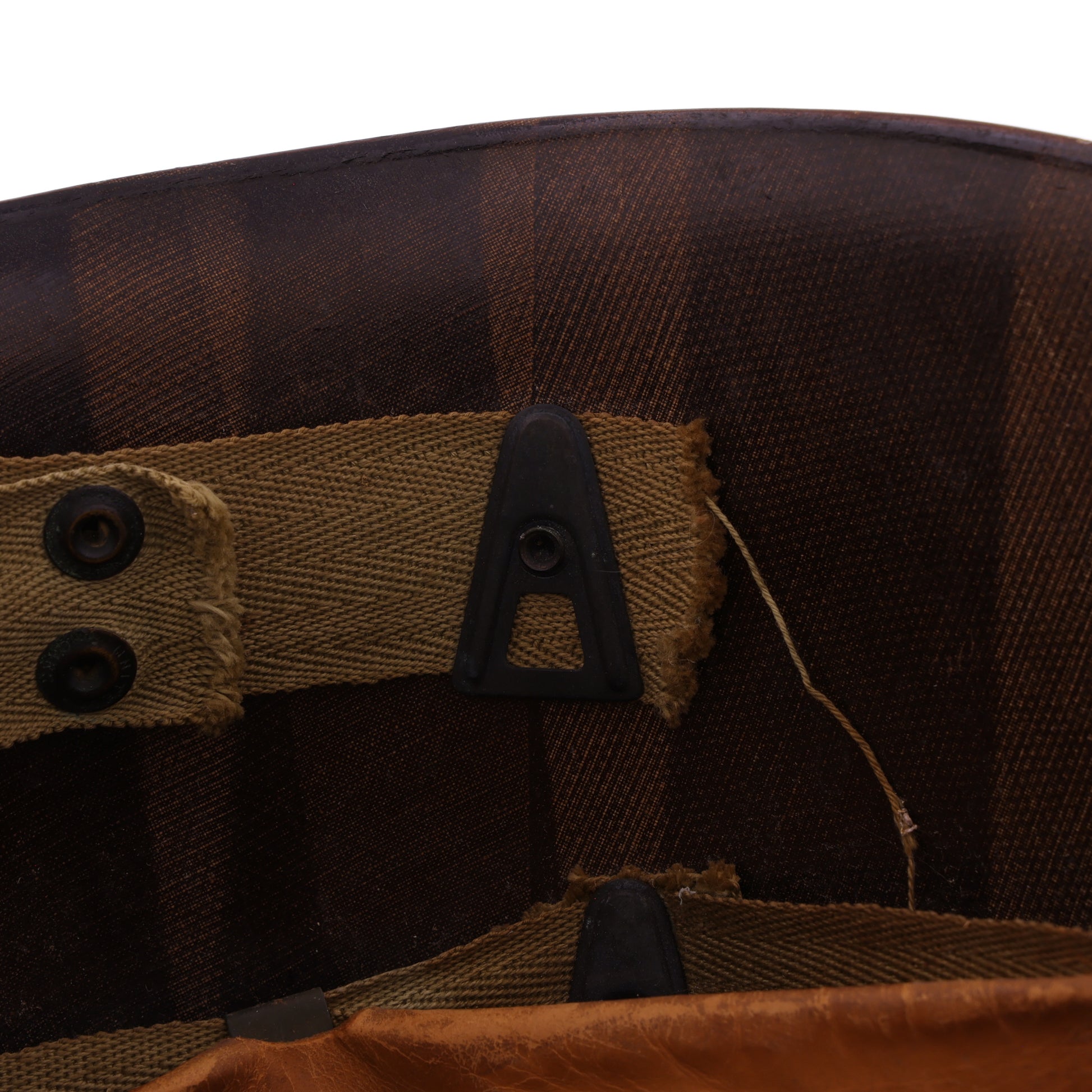 WWII U.S. Seaman Paper Co. M-1 Helmet Liner with Headband & Neckband (1944-45)