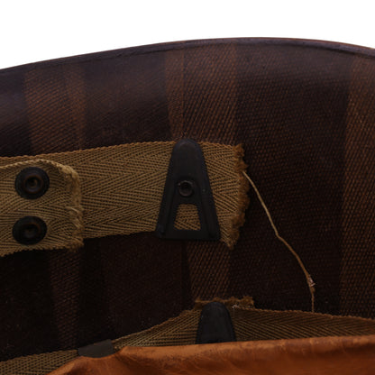 WWII U.S. Seaman Paper Co. M-1 Helmet Liner with Headband & Neckband (1944-45)