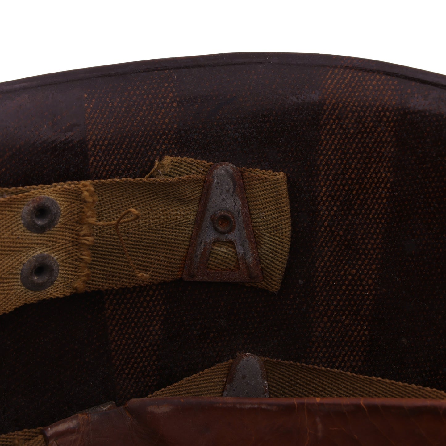 WWII U.S. Seaman Paper Co. M-1 Helmet Liner with Headband & Neckband (1942)