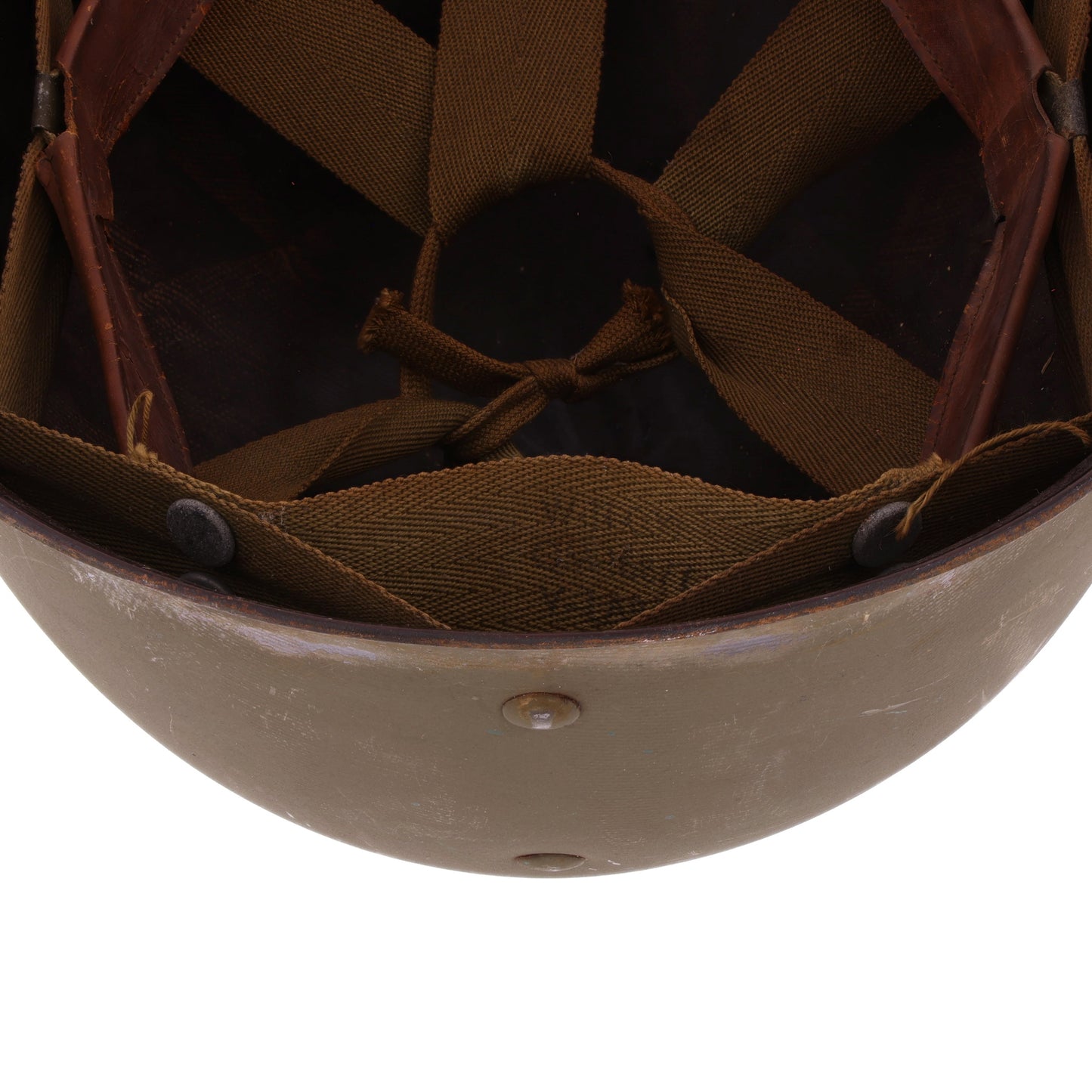WWII U.S. Seaman Paper Co. M-1 Helmet Liner with Headband & Neckband (1942)