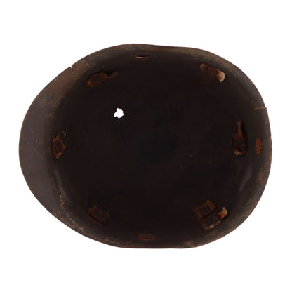 WWII U.S. St. Clair M-1 Helmet Liner with Rayon Suspension Remnants (1942)