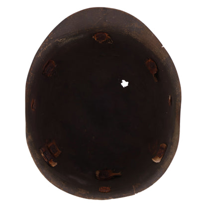 WWII U.S. St. Clair M-1 Helmet Liner with Rayon Suspension Remnants (1942)