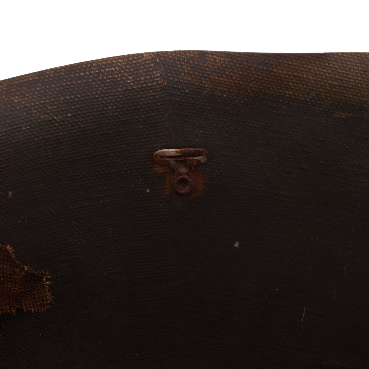 WWII U.S. St. Clair M-1 Helmet Liner with Rayon Suspension Remnants (1942)