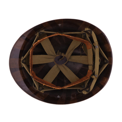 WWII U.S. Westinghouse M-1 Helmet Liner with Headband & Neckband (1943-44)