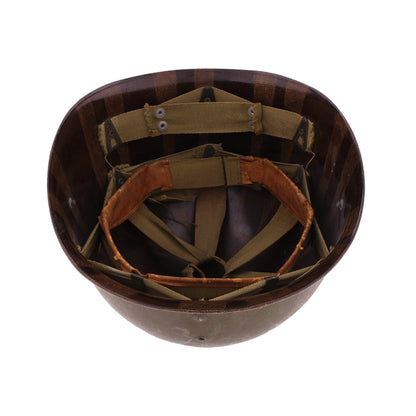 WWII U.S. Westinghouse M-1 Helmet Liner with Headband & Neckband (1943-44)