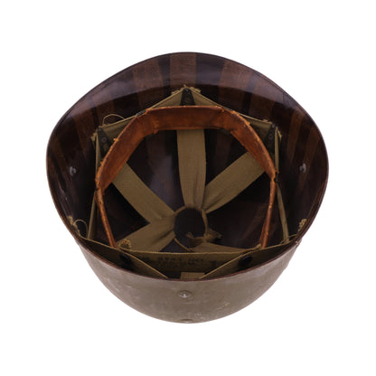 WWII U.S. Westinghouse M-1 Helmet Liner with Headband & Neckband (1943-44)