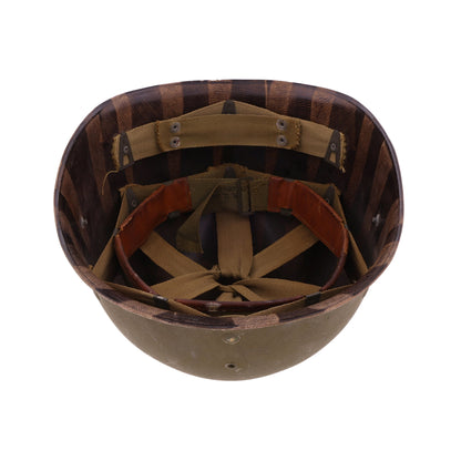 WWII U.S. Westinghouse M-1 Helmet Liner with Headband & Neckband (1943-44)