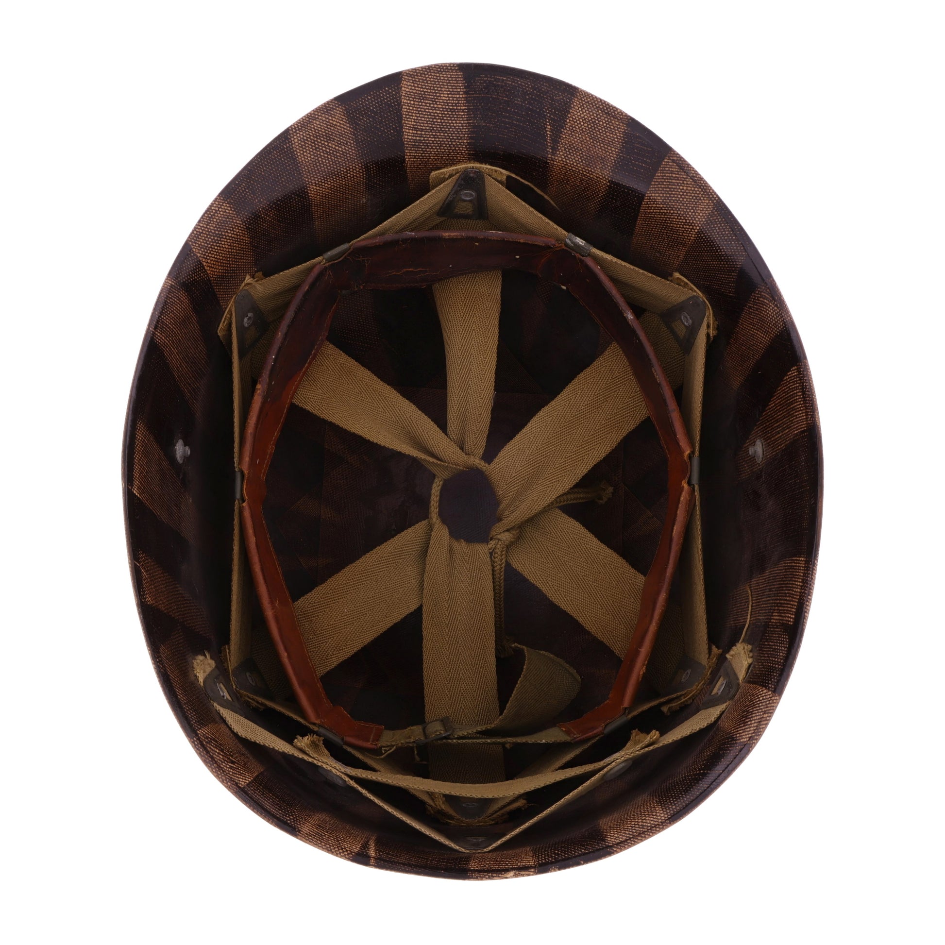 WWII U.S. Westinghouse M-1 Helmet Liner with Headband & Neckband (1943-44)