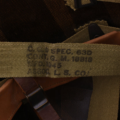 WWII U.S. Westinghouse M-1 Helmet Liner with Headband, Neckband & Leather Chinstrap (1944-45)