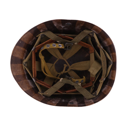 WWII U.S. Westinghouse M-2 "D-Bail" Paratrooper Helmet Liner with Headband, Neckband & Chincup (1943-44)