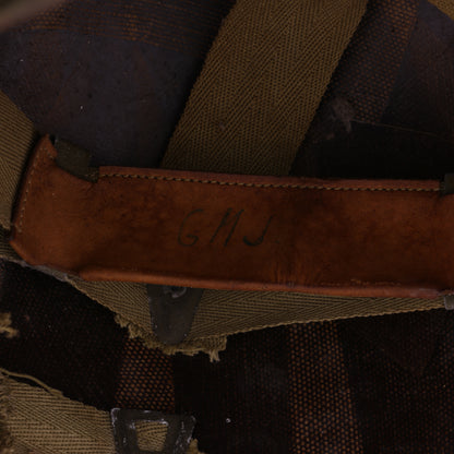 WWII U.S. Westinghouse M-2 "D-Bail" Paratrooper Helmet Liner with Headband, Neckband & Chincup (1943-44)