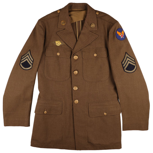 WWII USAAF Staff Sergeant's Wool Service Jacket by Simon Ackerman Clothes, Inc. Size 40R (1942)