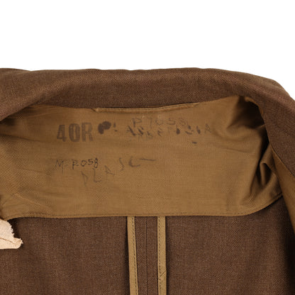 WWII USAAF Staff Sergeant's Wool Service Jacket by Simon Ackerman Clothes, Inc. Size 40R (1942)