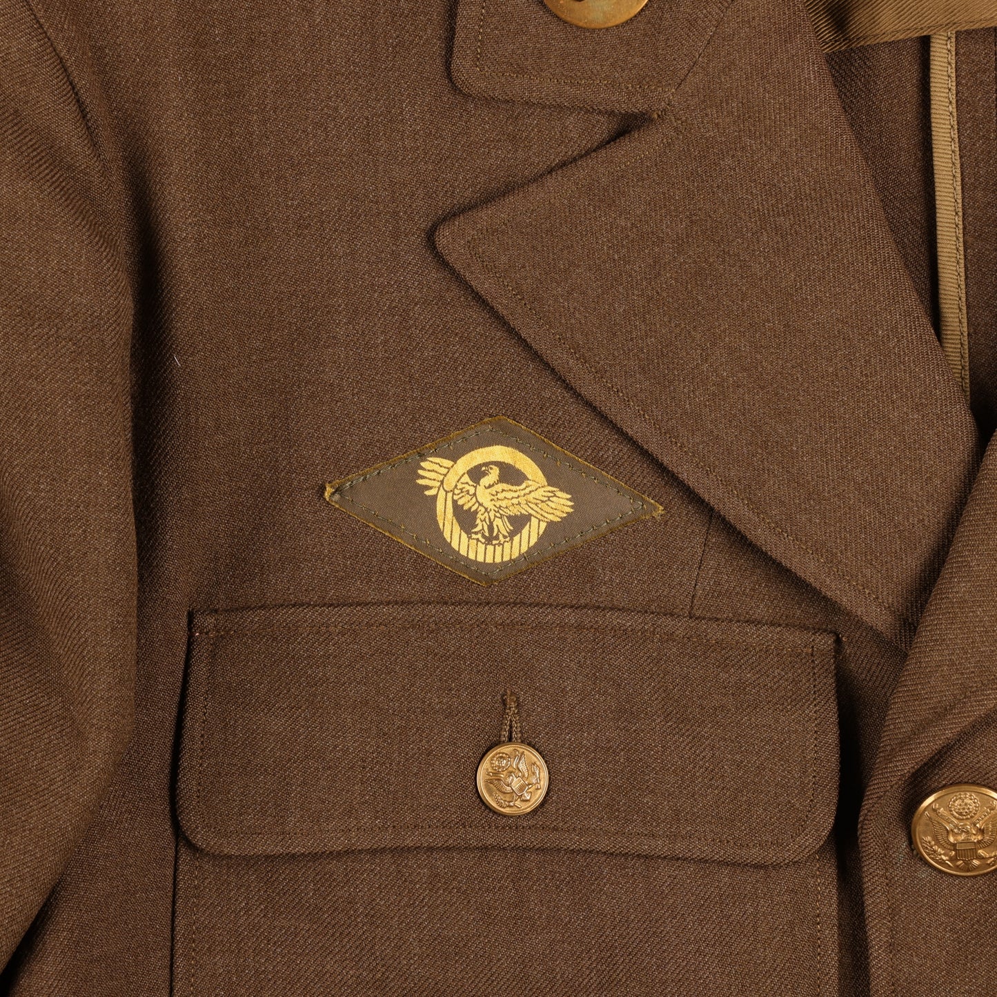 WWII USAAF Staff Sergeant's Wool Service Jacket by Simon Ackerman Clothes, Inc. Size 40R (1942)