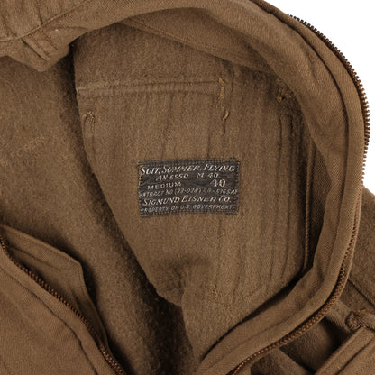 WWII USAAF AN-6550 Summer Flying Suit by Sigmund Eisner Co. (Size Medium 40)