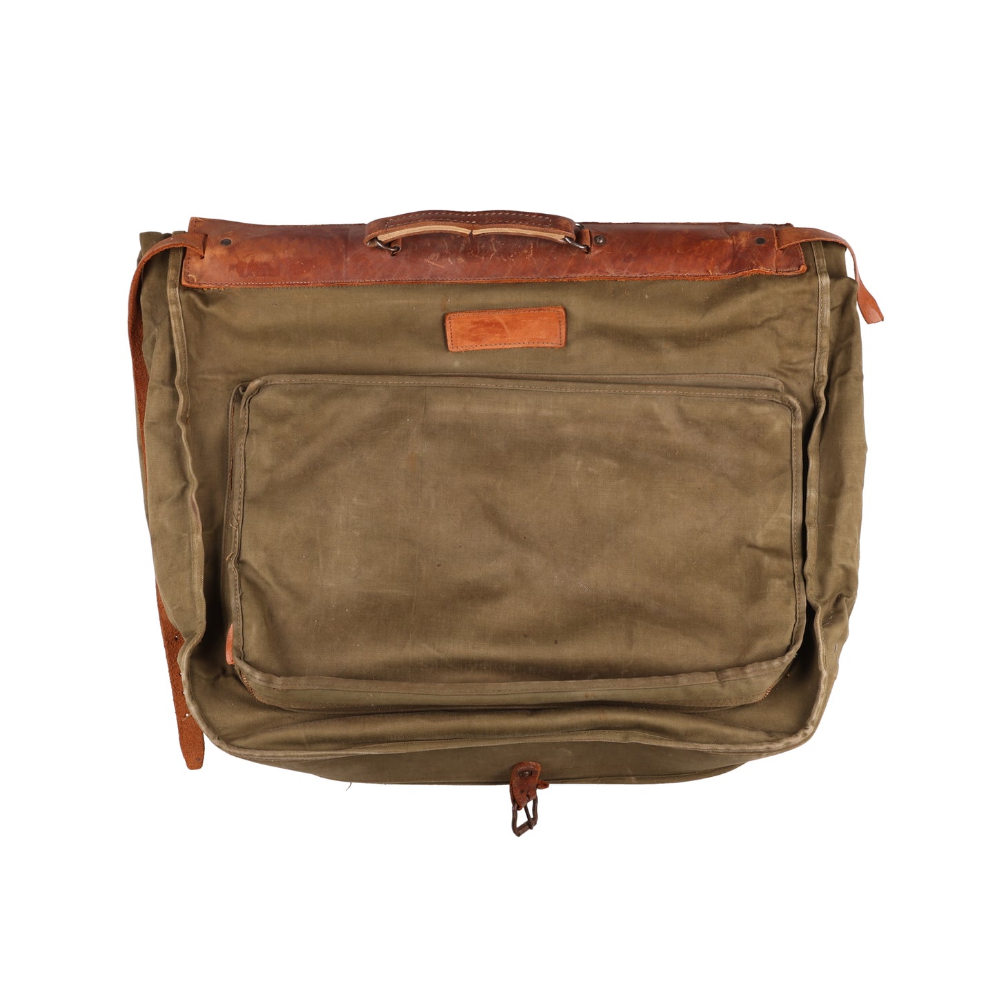 WWII USAAF Officer's B-4 Garment Bag with Three Wire Hangers