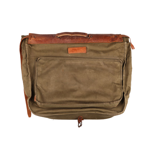 WWII USAAF Officer's B-4 Garment Bag with Three Wire Hangers