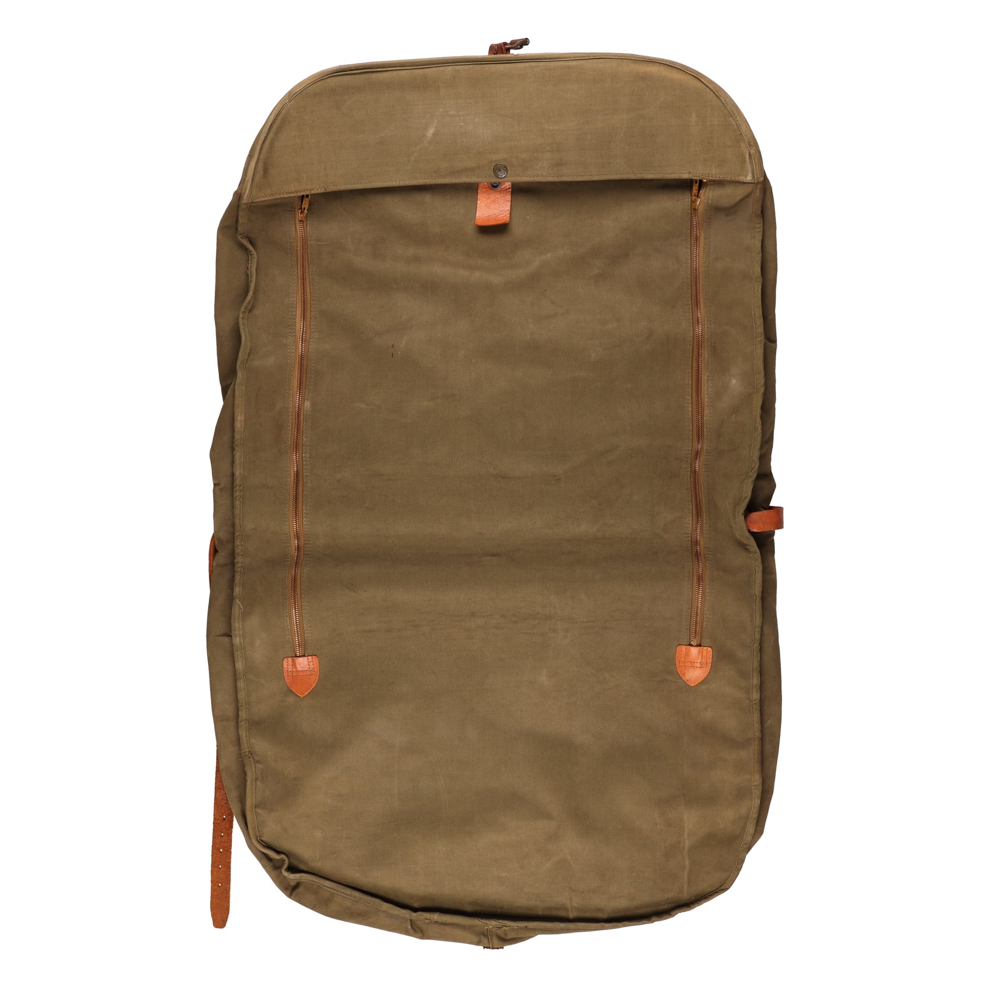 WWII USAAF Officer's B-4 Garment Bag with Three Wire Hangers