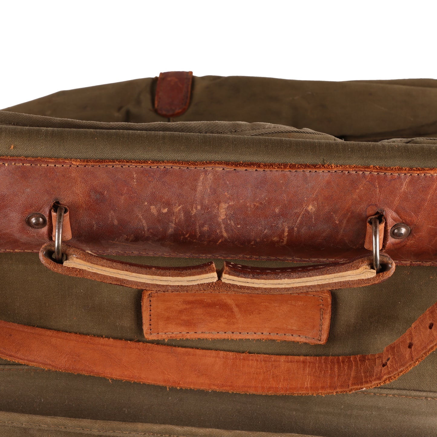 WWII USAAF Officer's B-4 Garment Bag with Three Wire Hangers