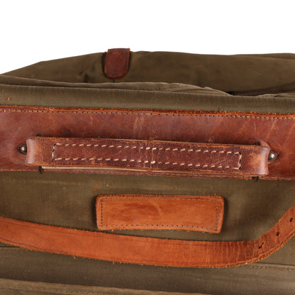 WWII USAAF Officer's B-4 Garment Bag with Three Wire Hangers