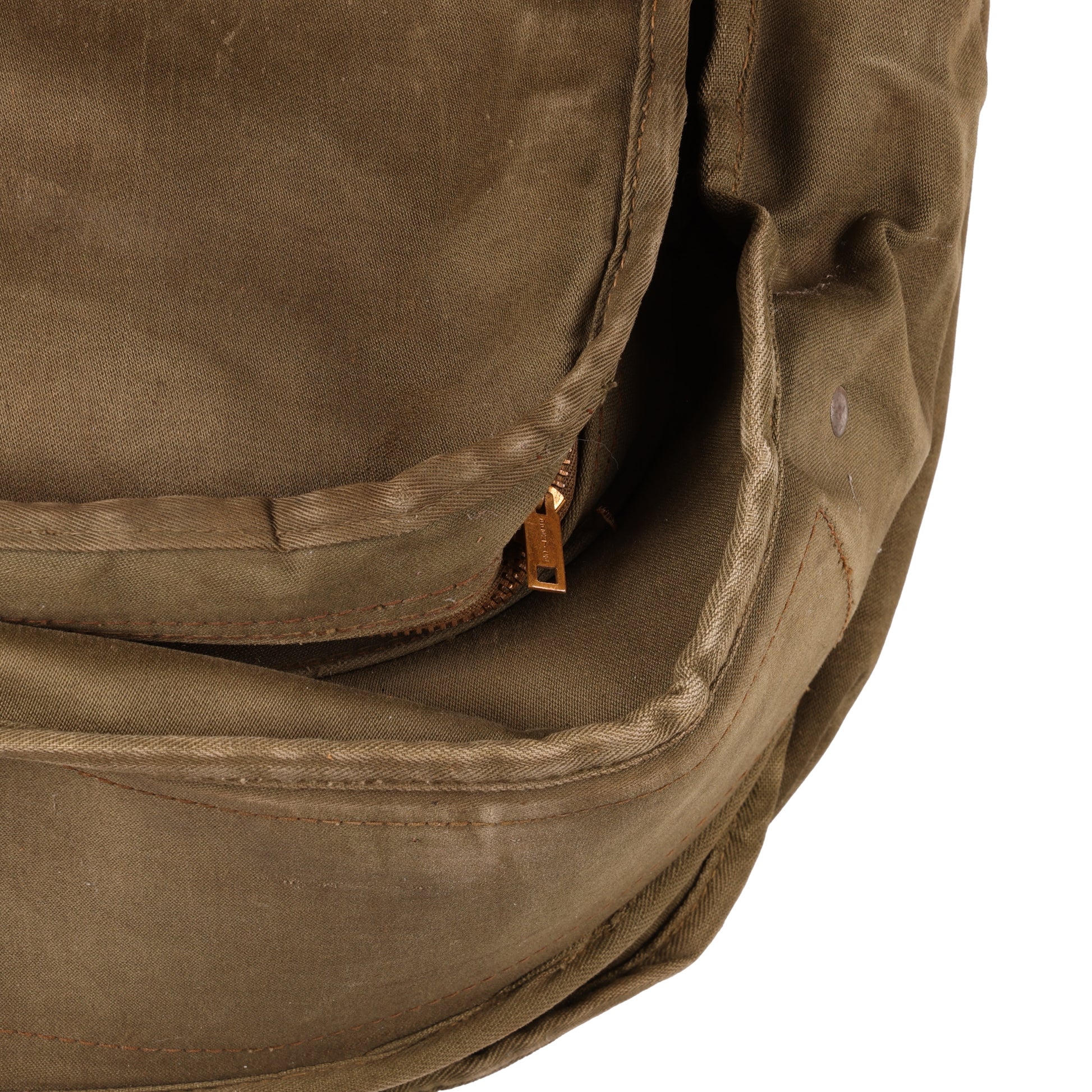 WWII USAAF Officer's B-4 Garment Bag with Three Wire Hangers