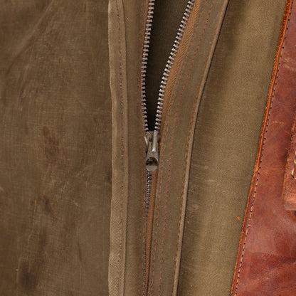 WWII USAAF Officer's B-4 Garment Bag with Three Wire Hangers