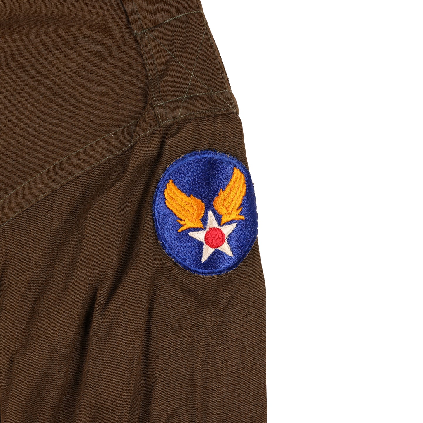 WWII USAAF Officer's Chocolate Wool Service Shirt by Apollo