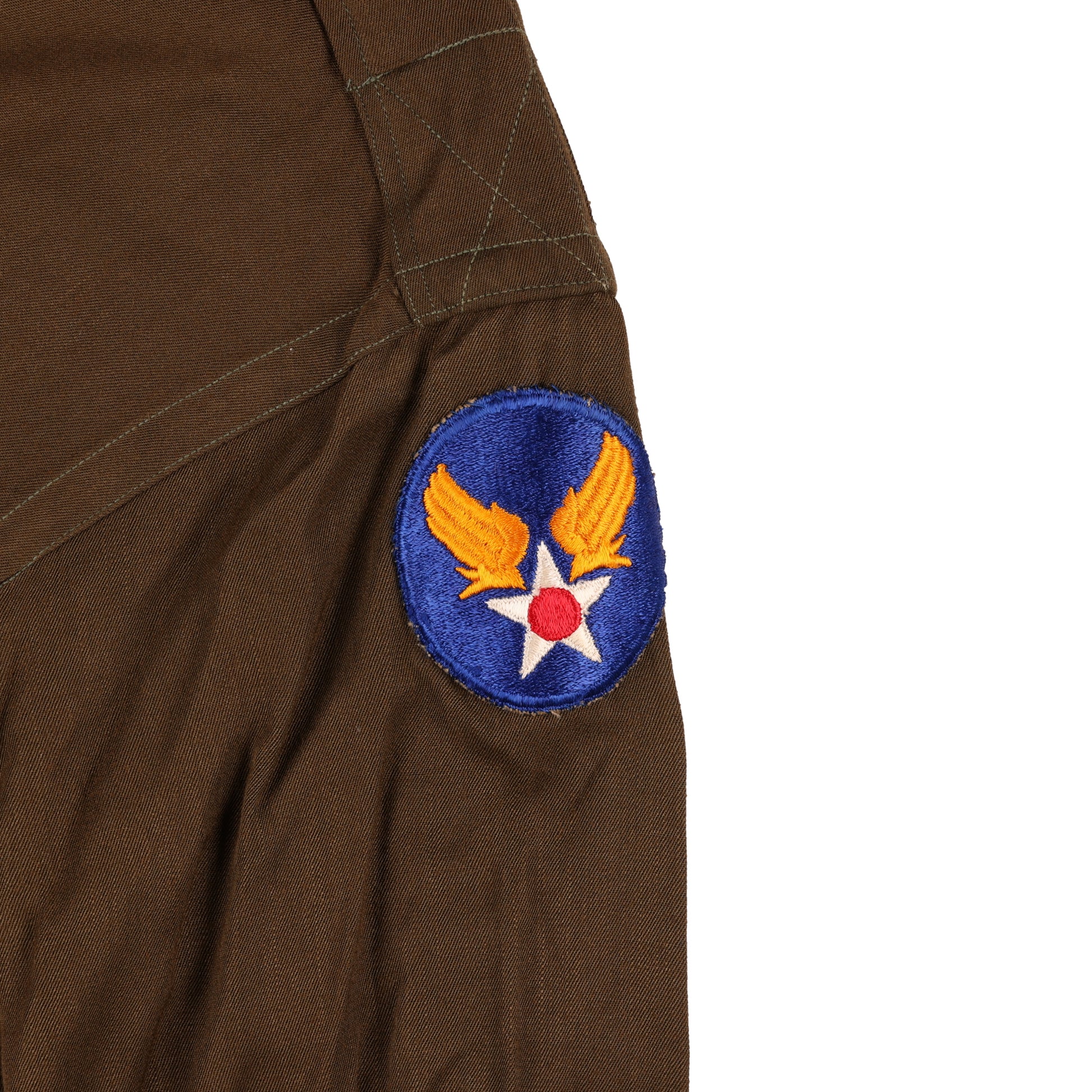 WWII USAAF Officer's Chocolate Wool Service Shirt by Apollo
