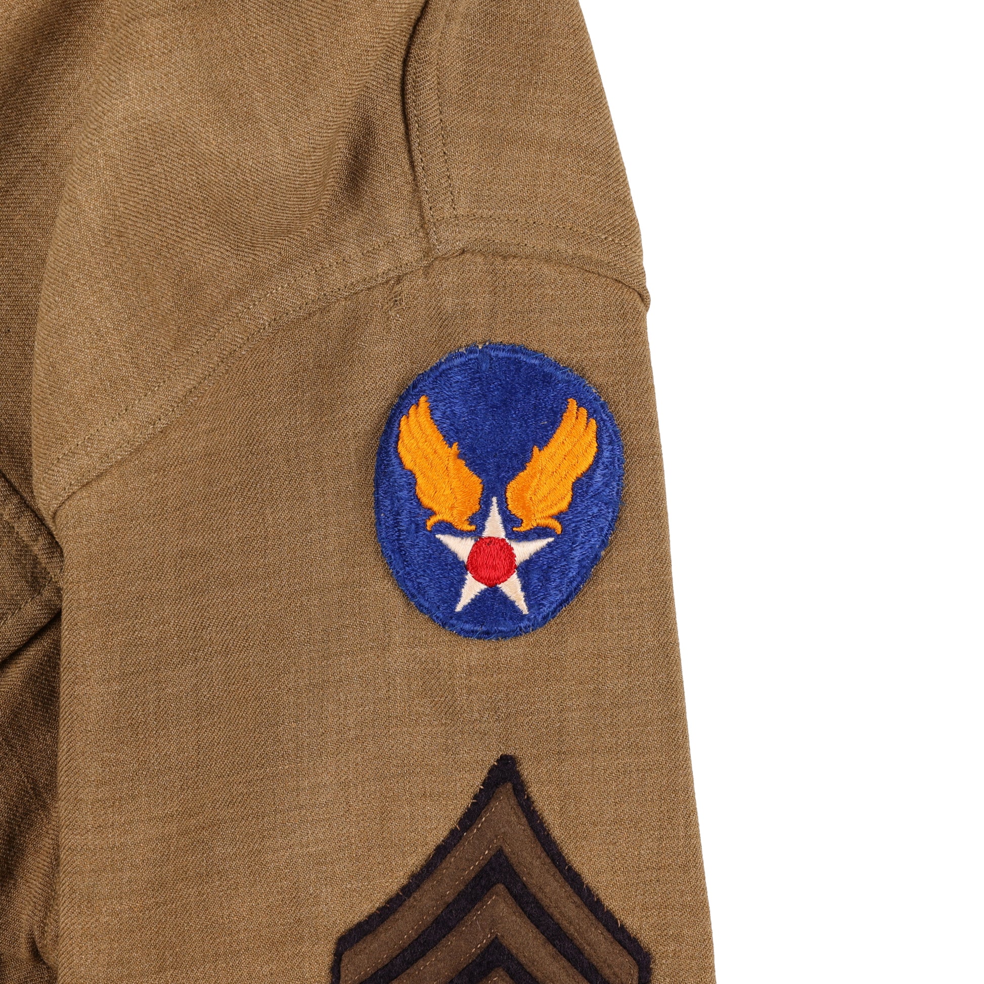 WWII USAAF T/3 Photographer Specialist's M37 Wool Service Shirt