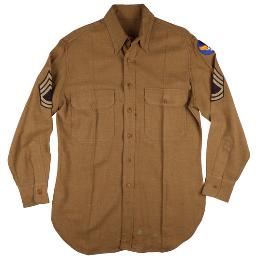 WWII USAAF T/Sgt.'s M37 Wool Service Shirt