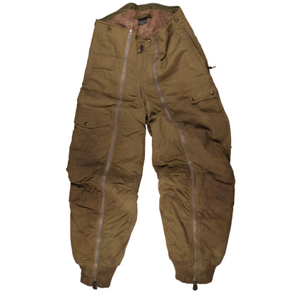 WWII USAAF Type A-11 Intermediate Flying Trousers with Alpaca Lining by Metro Sportswear, Inc. (Waist Size 32)