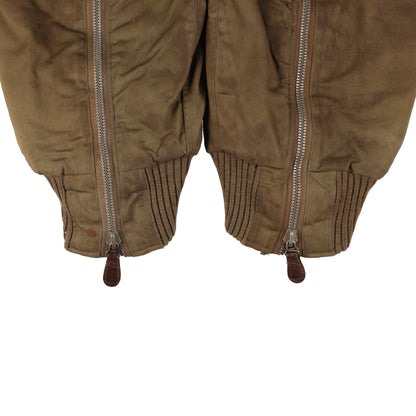 WWII USAAF Type A-11 Intermediate Flying Trousers with Alpaca Lining by Metro Sportswear, Inc. (Waist Size 32)