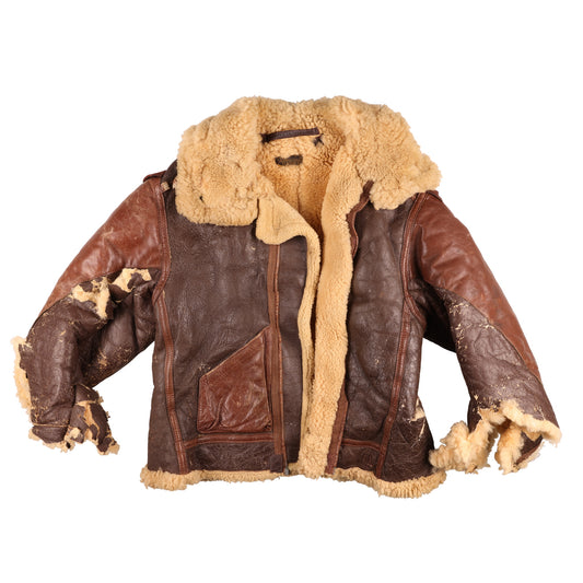 WWII USAAF Type B-3 Sheepskin Flight Jacket by H.L.B. Corp. (Size 38R)