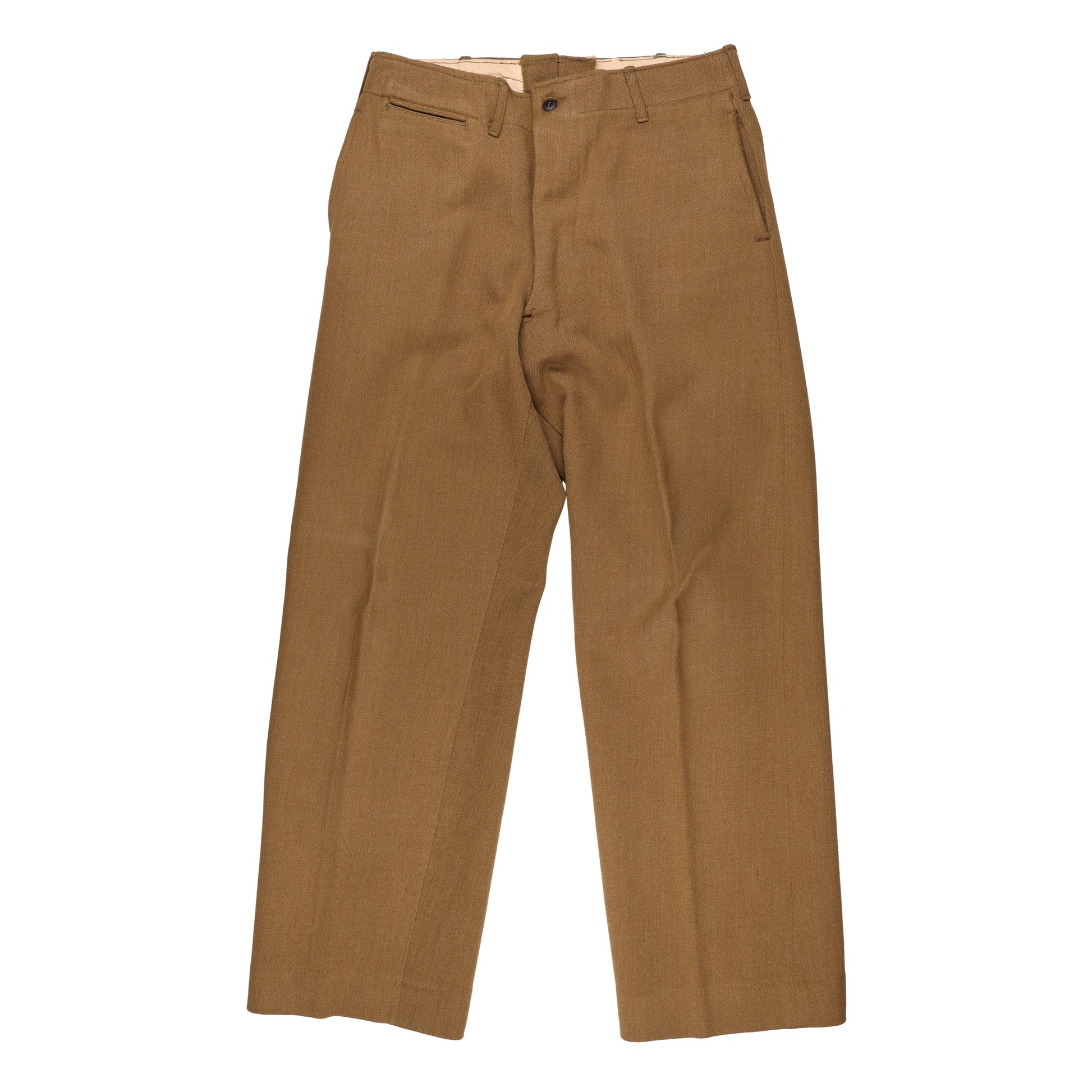WWII USAAF Enlisted Man's Wool Service Trousers Identified to T/Sgt. Robert W. Peddycoart (Size 32 x 31)