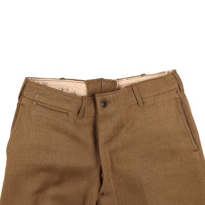 WWII USAAF Enlisted Man's Wool Service Trousers Identified to T/Sgt. Robert W. Peddycoart (Size 32 x 31)