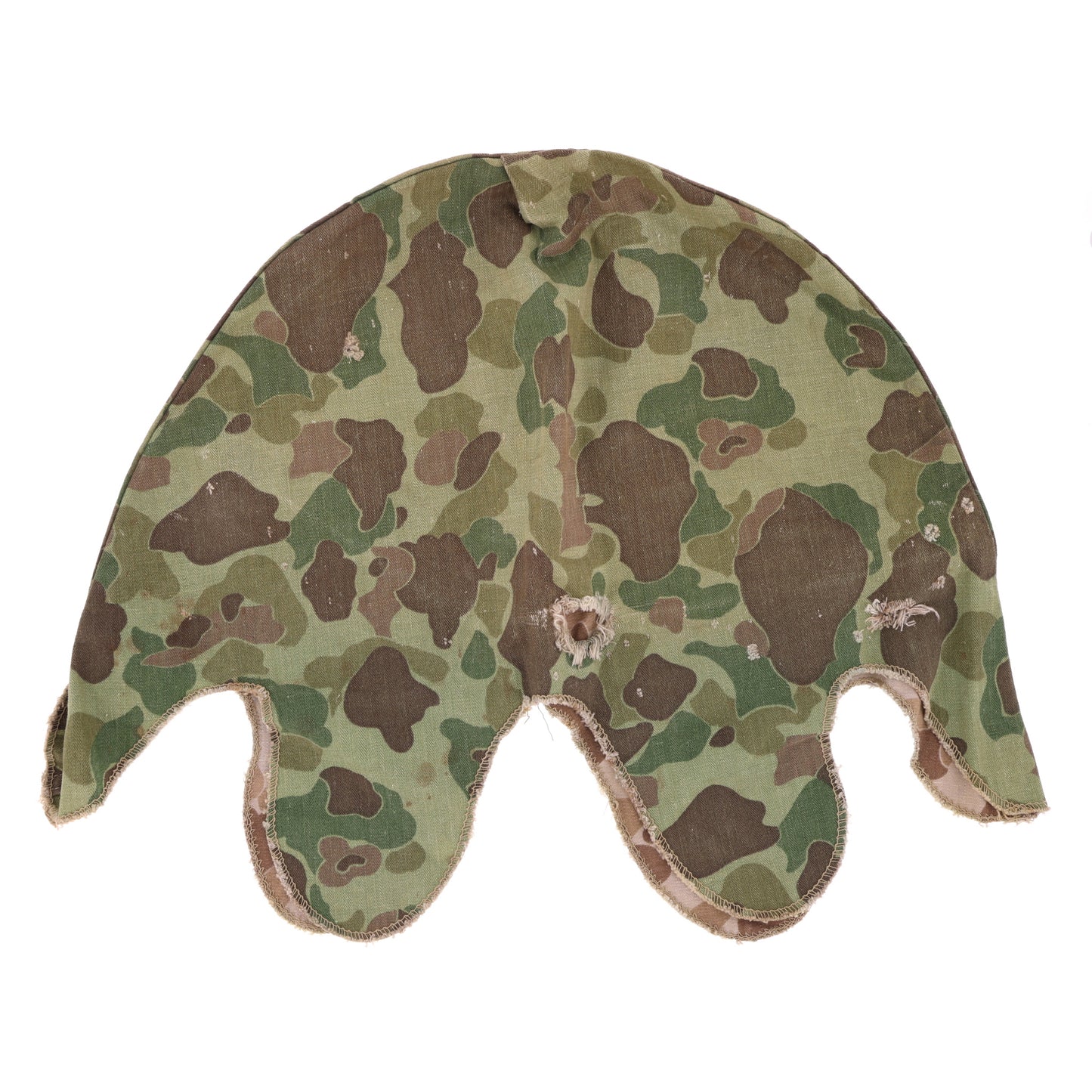 WWII USMC Camouflage M-1 Helmet Cover (Third Pattern)