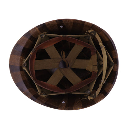 WWII USN Hardmaster's Seaman Paper Co. M-1 Helmet Liner with Headband & Neckband (1943-44)