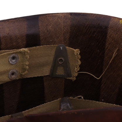 WWII USN Hardmaster's Seaman Paper Co. M-1 Helmet Liner with Headband & Neckband (1943-44)