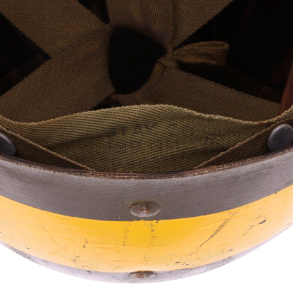 WWII USN Hardmaster's Seaman Paper Co. M-1 Helmet Liner with Headband & Neckband (1943-44)