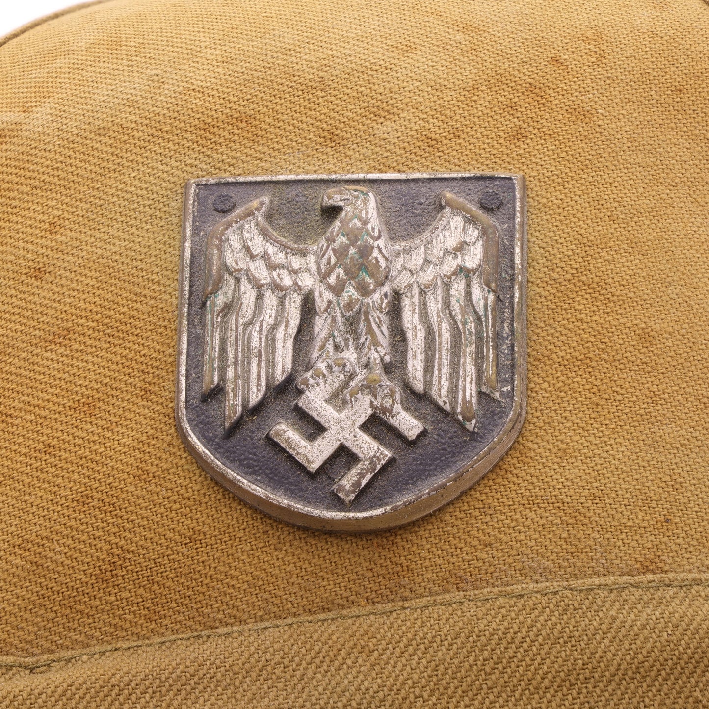WWII German First Pattern Heer Deutsches Afrikakorps (DAK) Pith Helmet by B.K. Size 58 (1941)