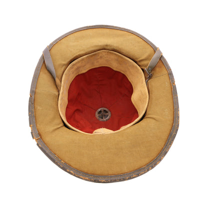WWII German First Pattern Heer Deutsches Afrikakorps (DAK) Pith Helmet by B.K. Size 58 (1941)