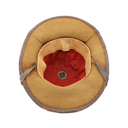 WWII German First Pattern Heer Deutsches Afrikakorps (DAK) Pith Helmet by B.K. Size 58 (1941)