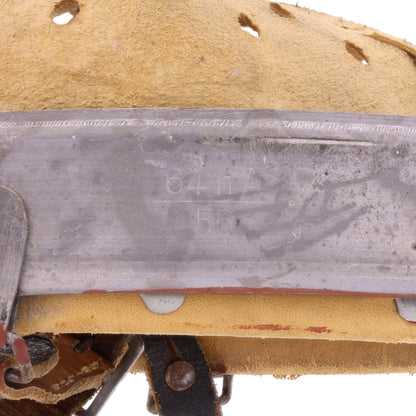 WWII German M1931 Helmet Liner by F.W. Müller Jr. Size 56/64 with Chinstrap (1944)