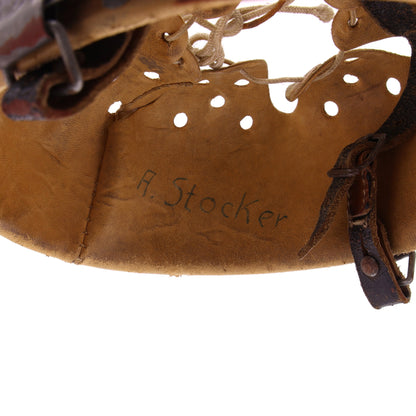 WWII German M1931 Helmet Liner by F.W. Müller Jr. Size 56/64 with Chinstrap (1944)