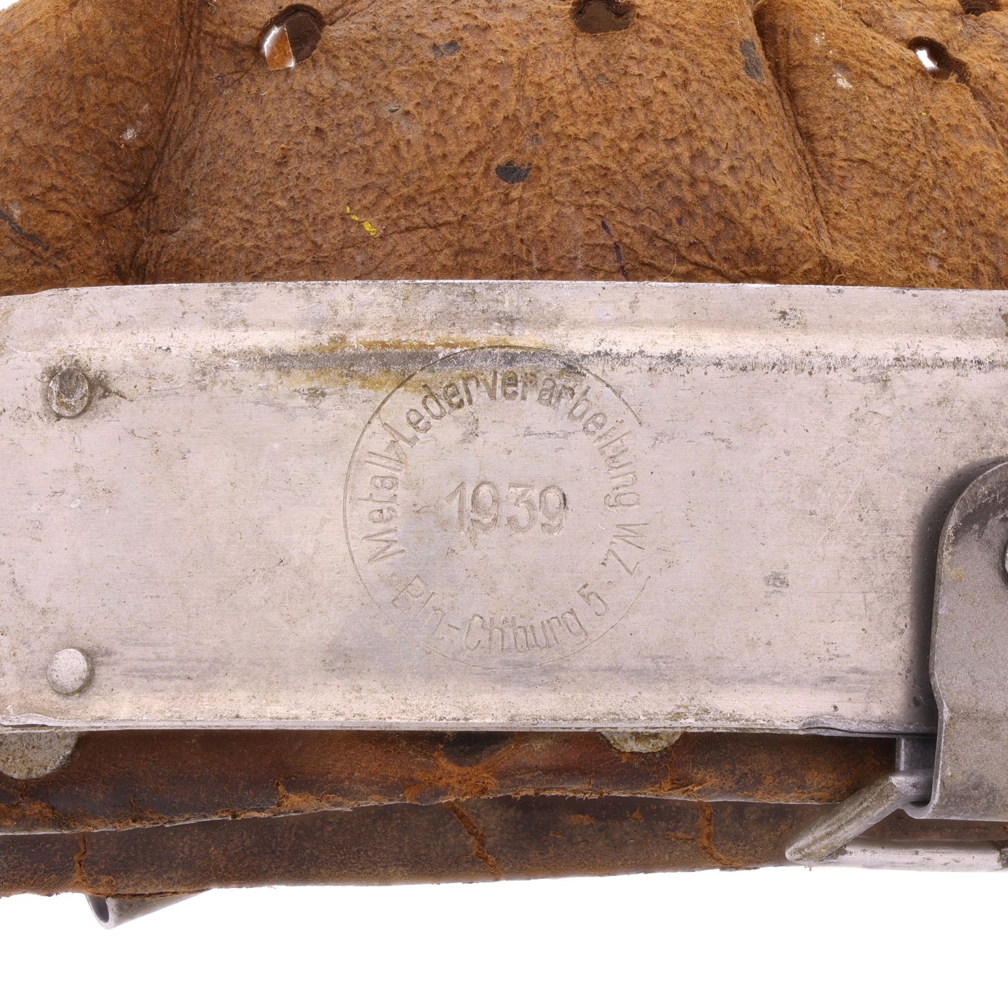 WWII German M1931 Helmet Liner by Werner Zahn Size 53/60 (1939)