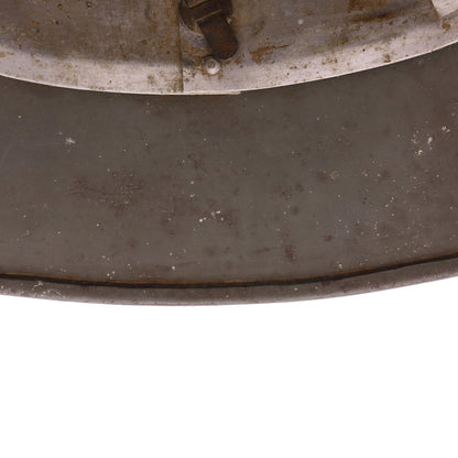 Pre-WWII German M35 Ex-Double Decal Polizei Helmet Shell with Liner Band & Split Pins (Q62)