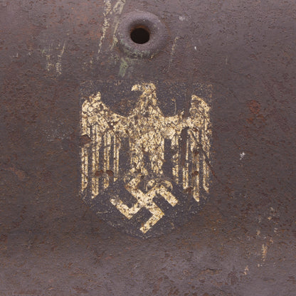 WWII German M40 Reissued Single Decal Heer Helmet (NS64)